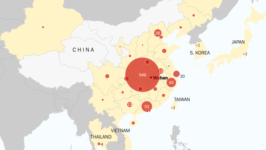 Epidemija pneumonije povezana s novim Koronavirusom, Wuhan, Kina